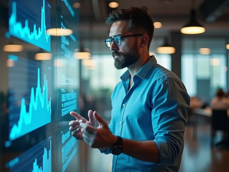 Robo-advisor dashboard showing portfolio risk management